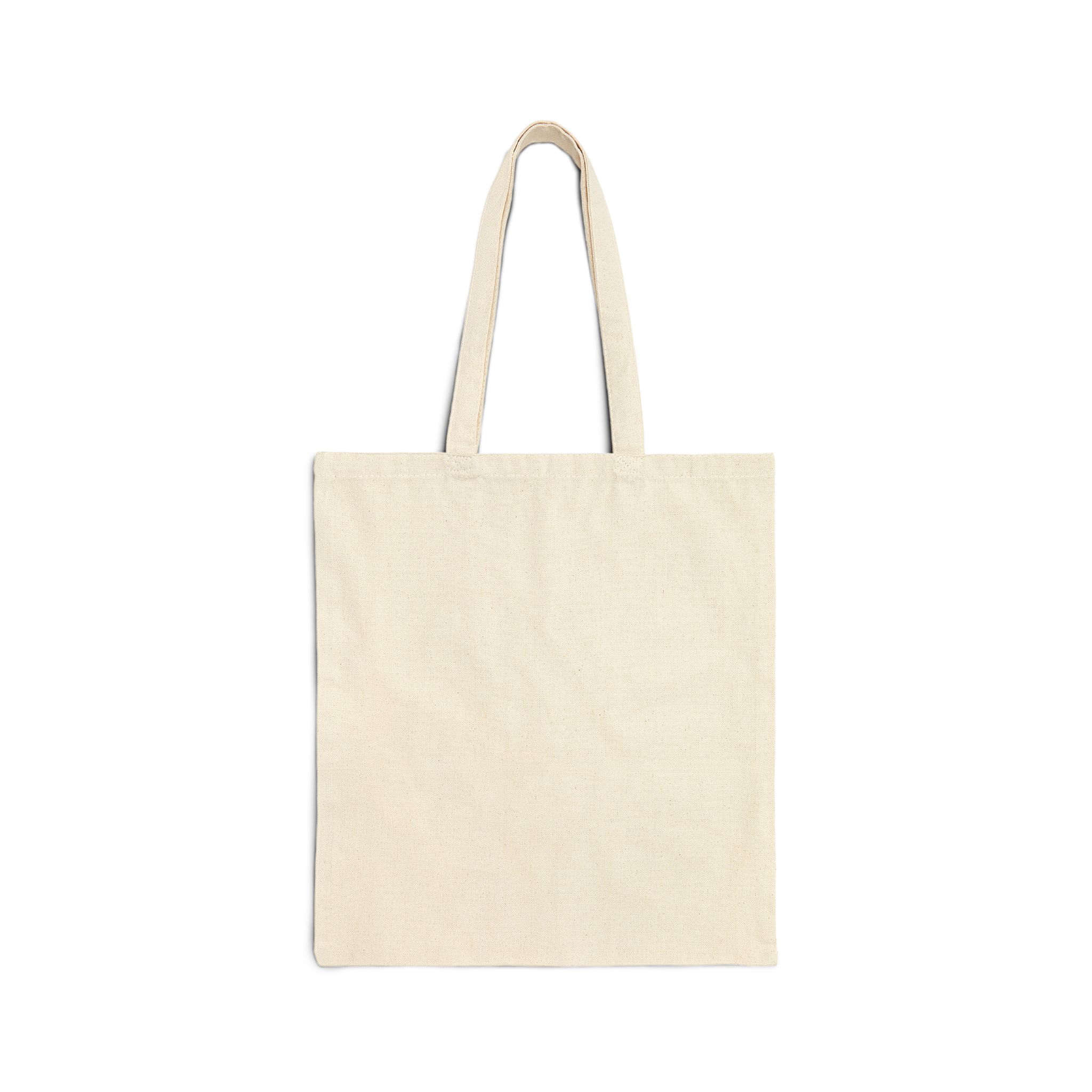 Africa Floral Map Canvas Tote by Ron's Clubhouse — Eco-Friendly Cotton Grocery & Market Bag - Image 2